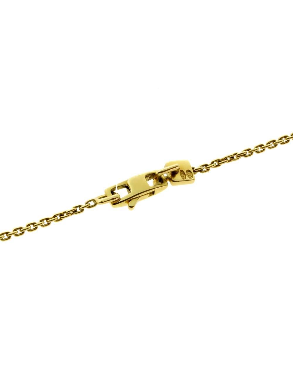 Collar de oro con diamantes Louis Vuitton Signature en Excelente estado para la venta en Feasterville, PA