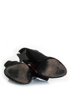 Louis Vuitton, Silhouette black fabric boots