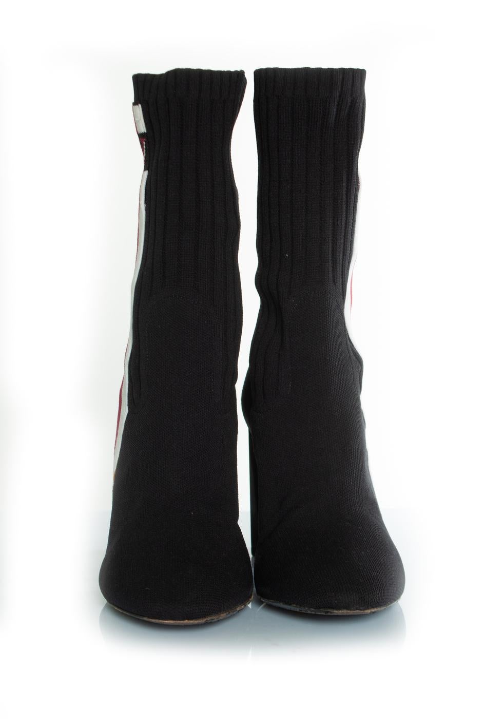 Women's Louis Vuitton, Silhouette black fabric boots For Sale