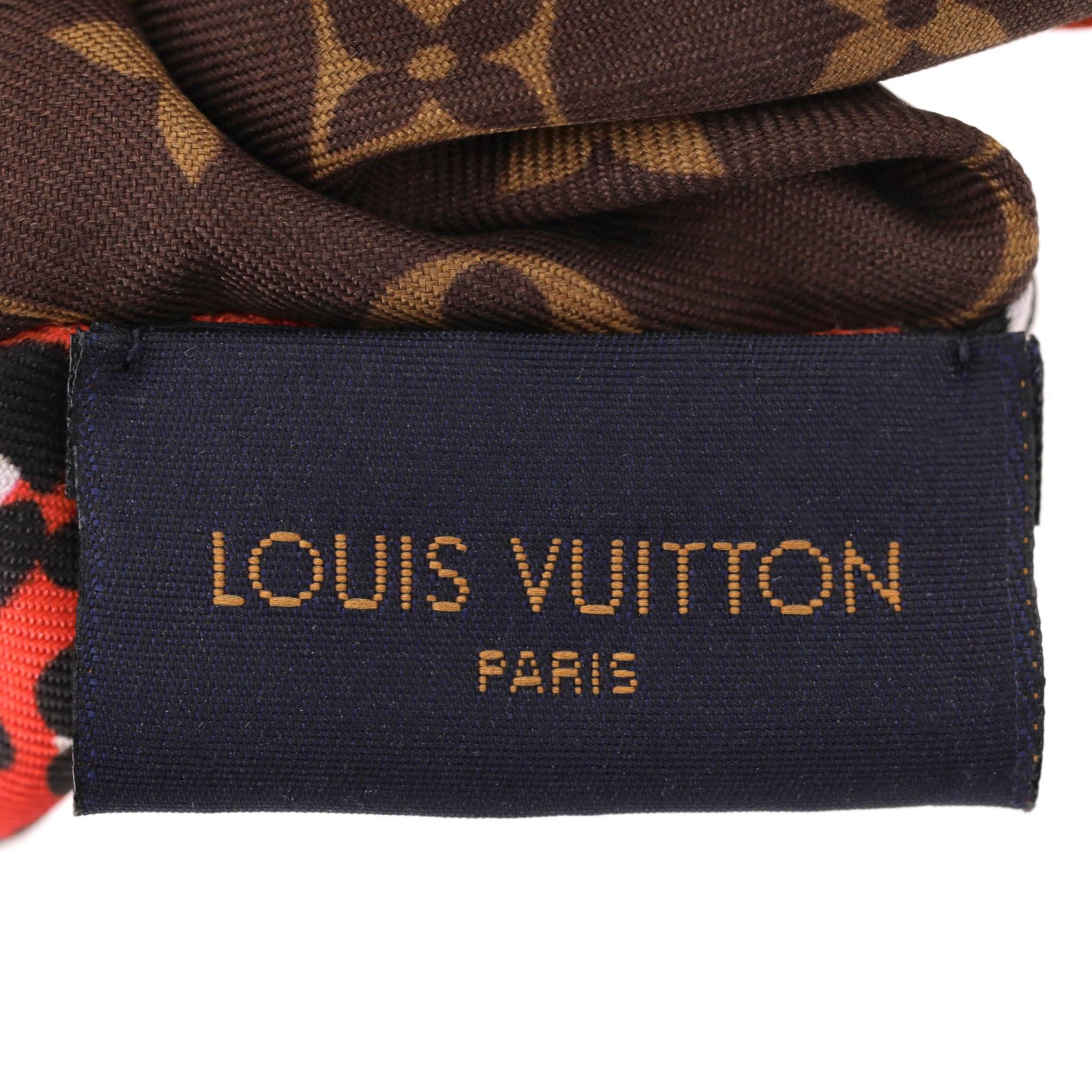 Louis Vuitton: scrunchie in seta Be Mindful Chouchou Monogram In condizioni ottime in vendita a London, GB
