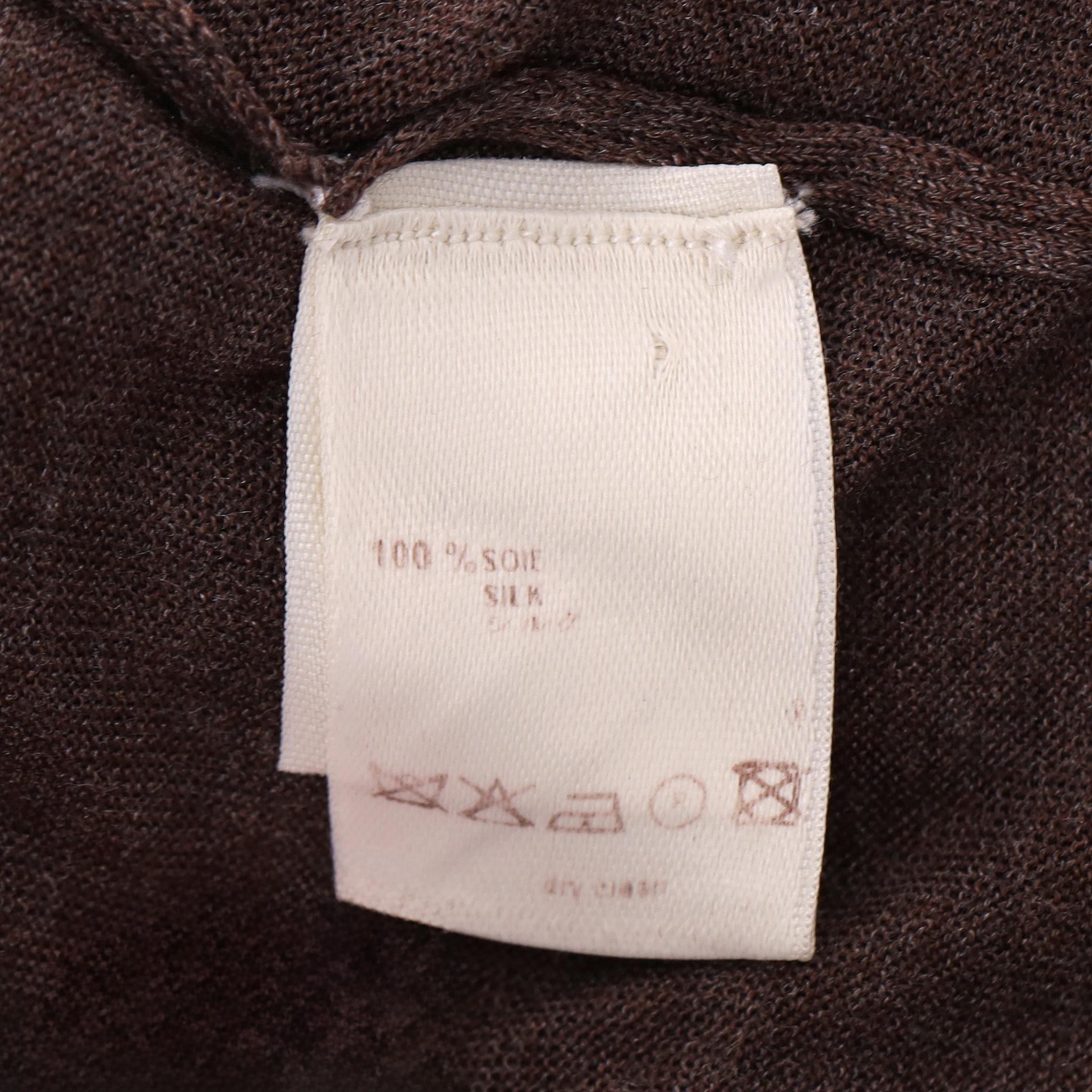 Cardigan en soie Louis Vuitton en vente 2