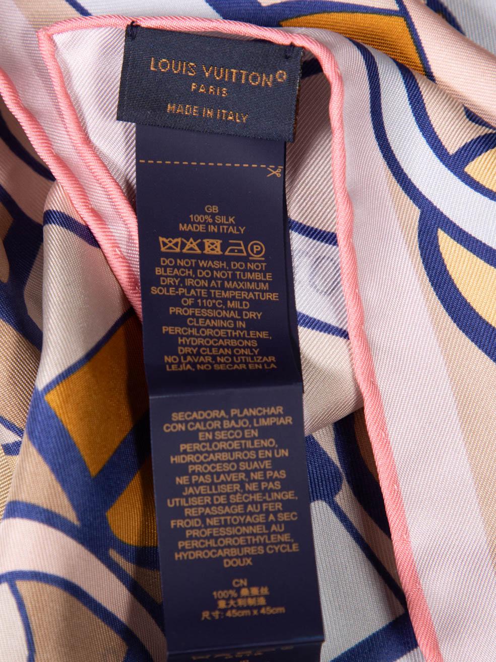 Louis Vuitton Silk Carre Keys Scarf 1