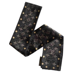Louis Vuitton Silk Choker Scarf in Black