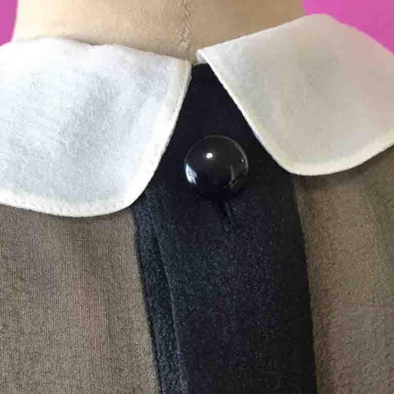 Louis Vuitton - Chemisier fétiche en crêpe de soie transparent Pour femmes en vente