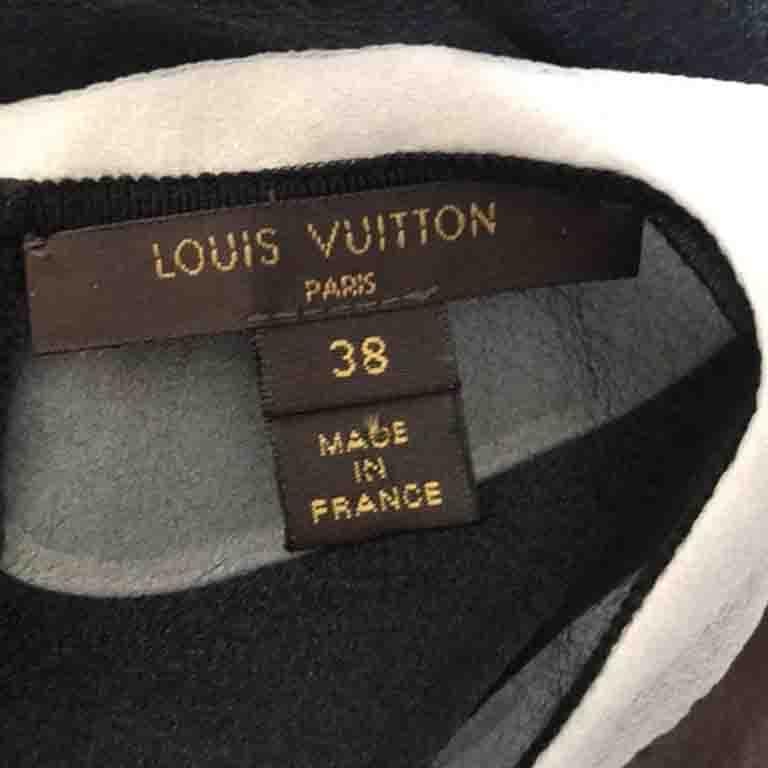 Louis Vuitton - Chemisier fétiche en crêpe de soie transparent en vente 2