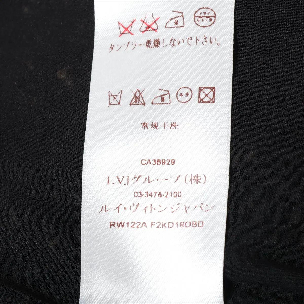 Louis Vuitton Seidenstrickkleid Schwarz im Angebot 4