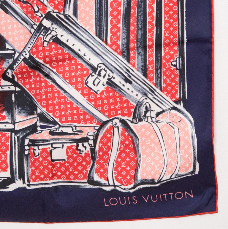 Louis Vuitton Silk Scarf at 1stDibs