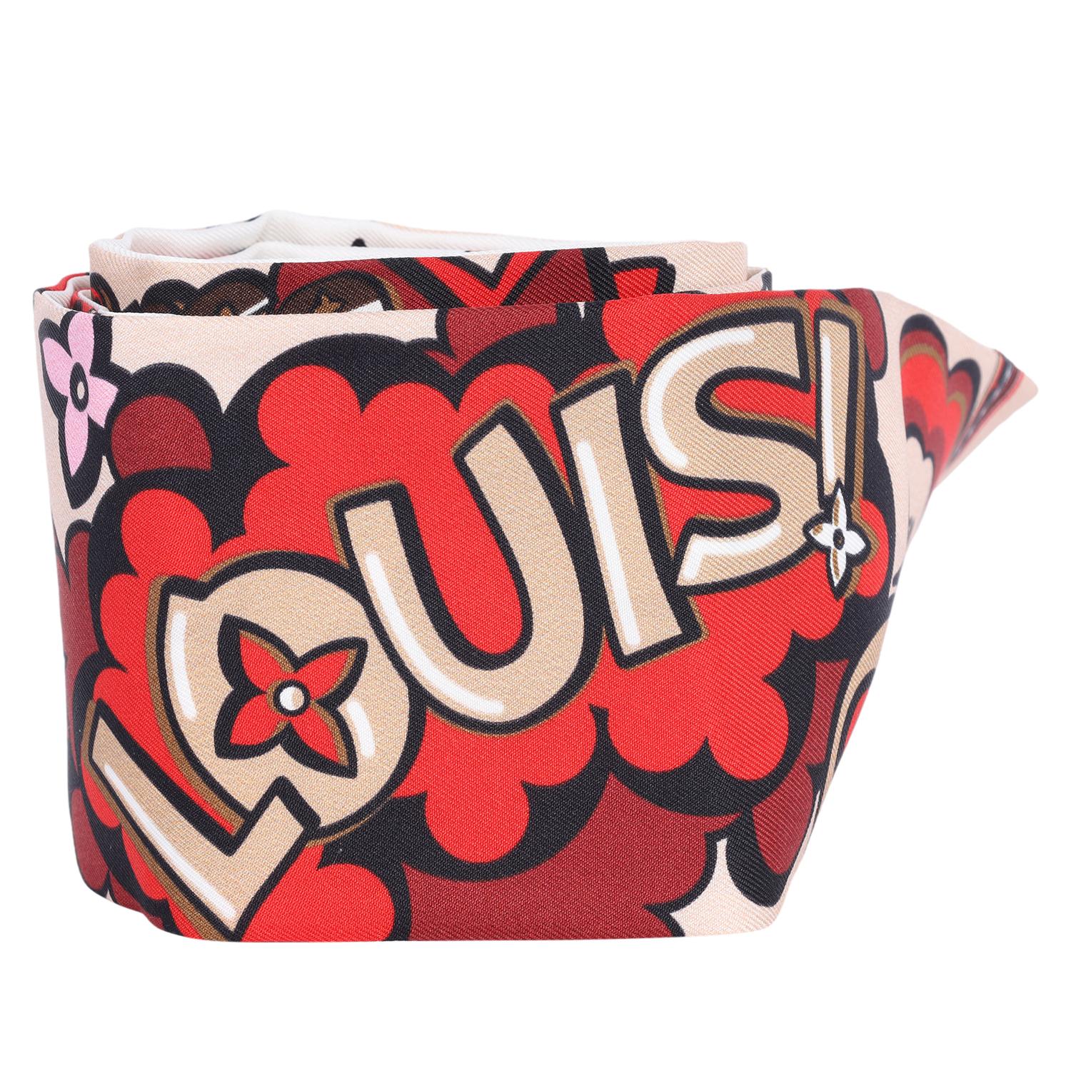 Bandeau Louis Vuitton Monograma Calle de la Seda 1854 Rojo 3