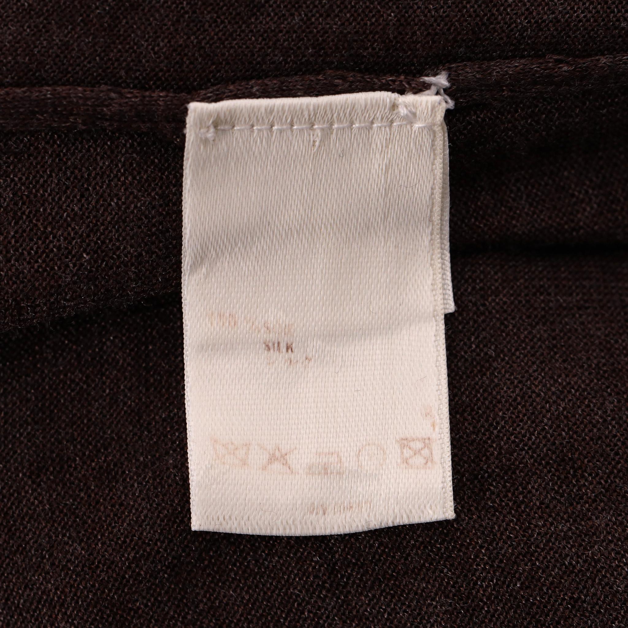 Jersey de cuello alto de seda Louis Vuitton en venta 1