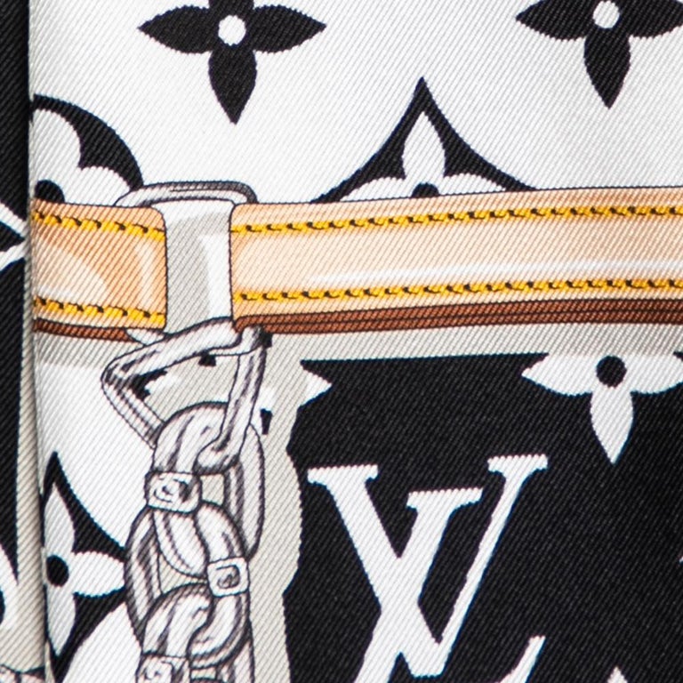 Louis Vuitton Silk Twill Monogram Confidential Bandeau Scarf Louis Vuitton