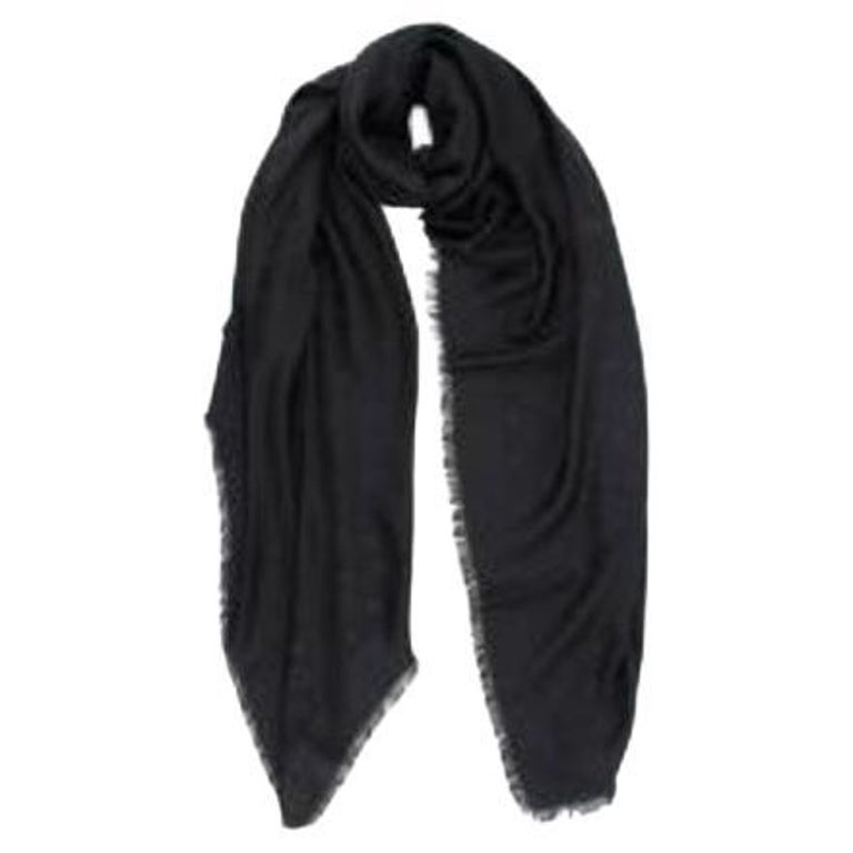 Louis Vuitton Black Shine Shawl 