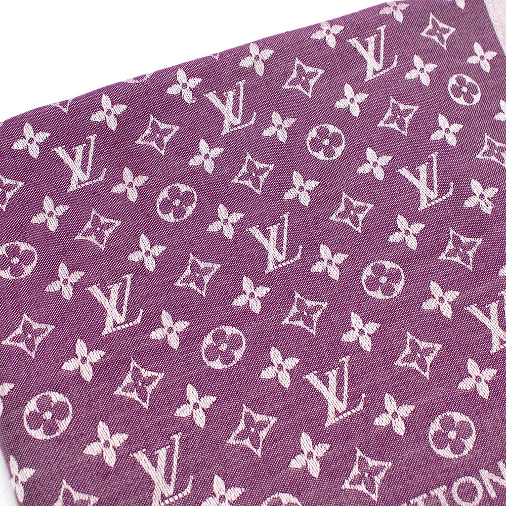 louis vuitton scarf purple