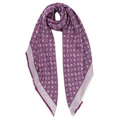 Monogram Classic Shawl Fuschia - louis vuitton