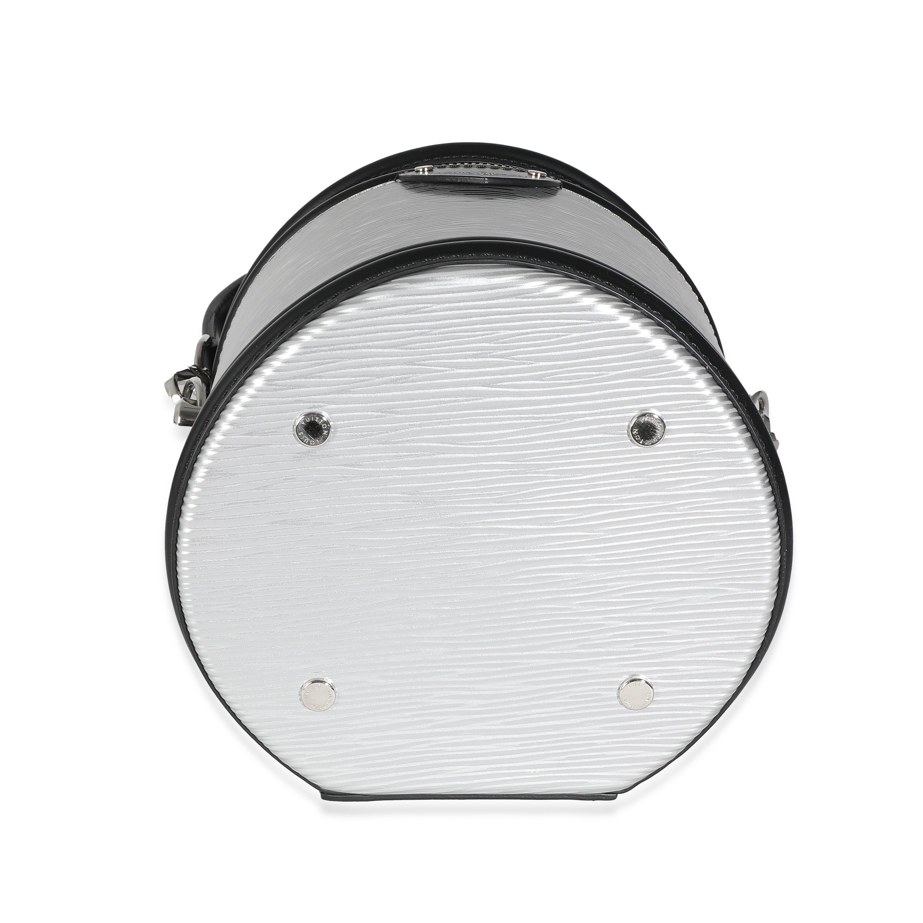 Louis Vuitton Silver Argent Epi Cannes For Sale 1