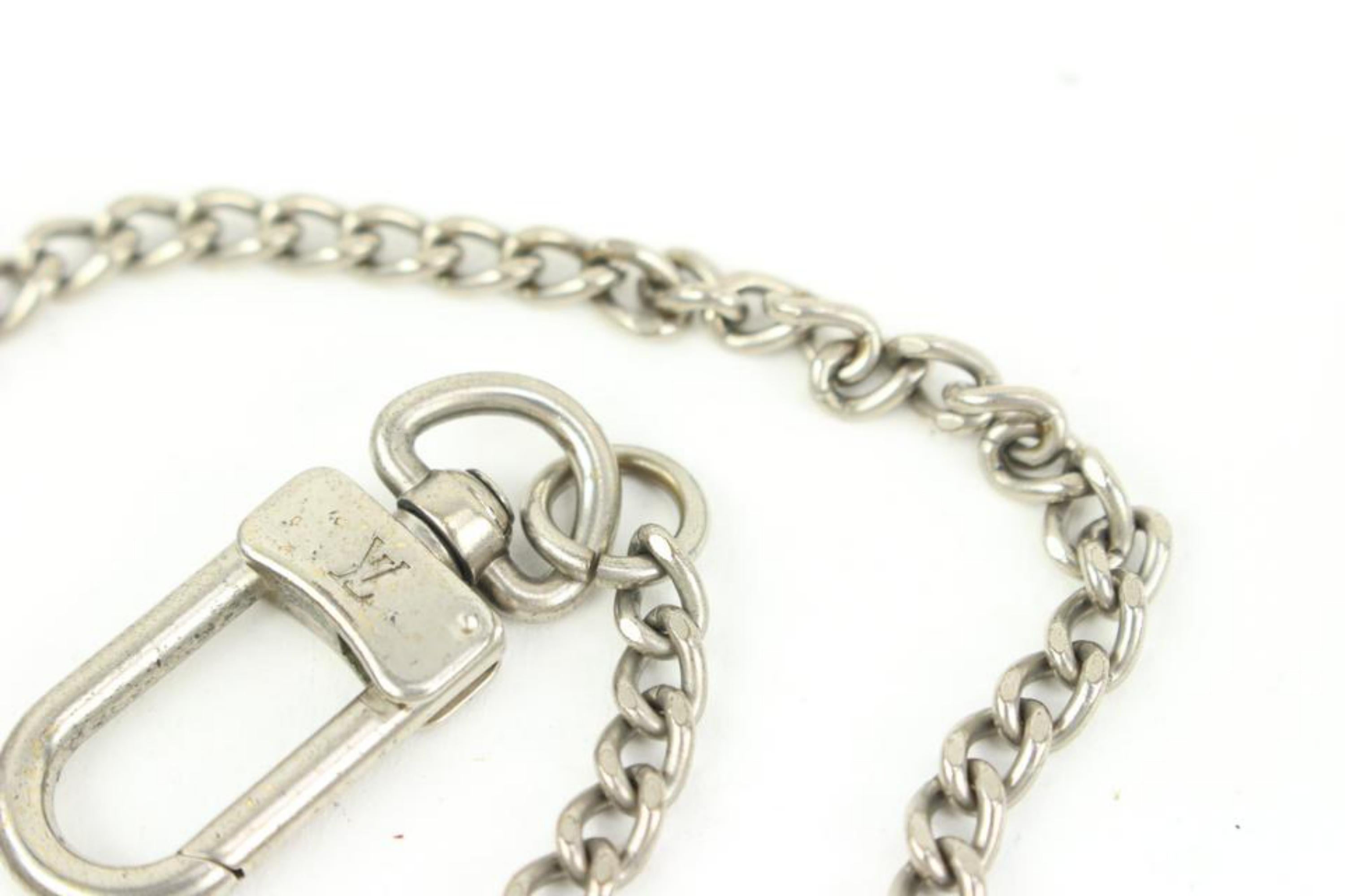 Louis Vuitton Silver Chain Strap or Pochette Extender  42lk421s
Measurements: Length:  13