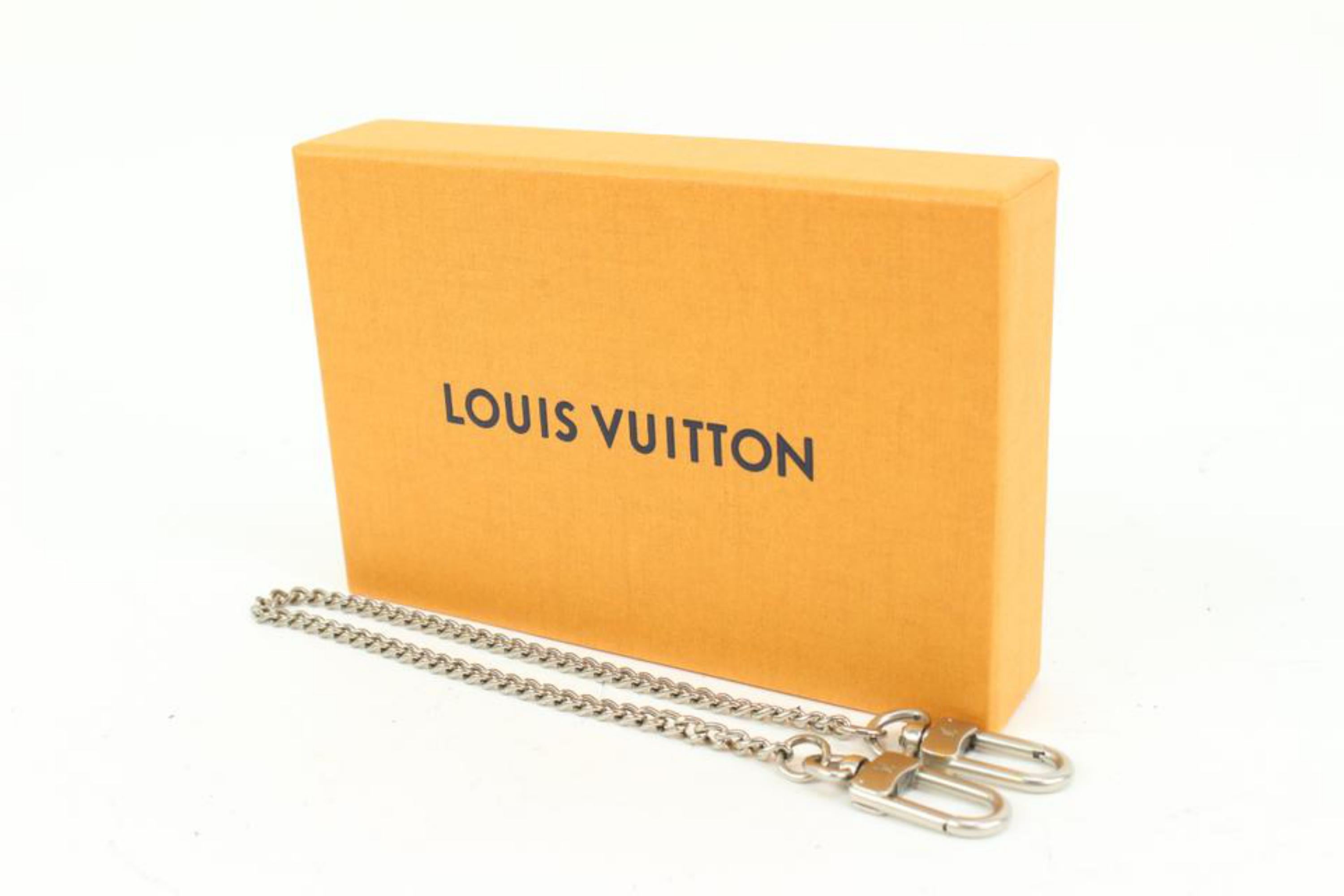 Louis Vuitton Silver Chain Strap or Pochette Extender 82lk52s at