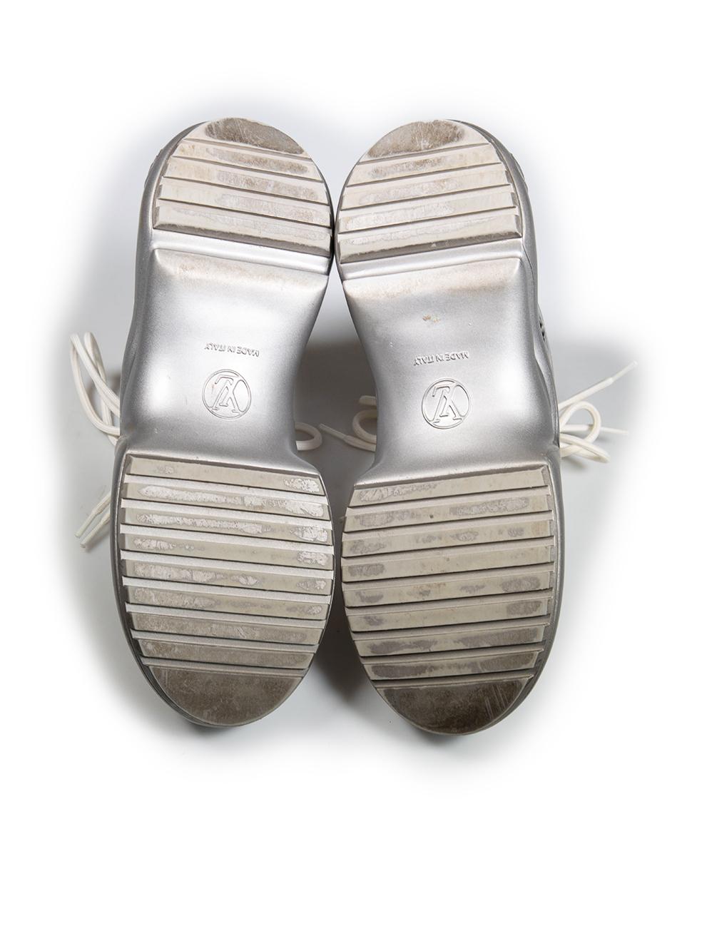 Women's Louis Vuitton Silver Chunky Archlight Trainers Size IT 38.5