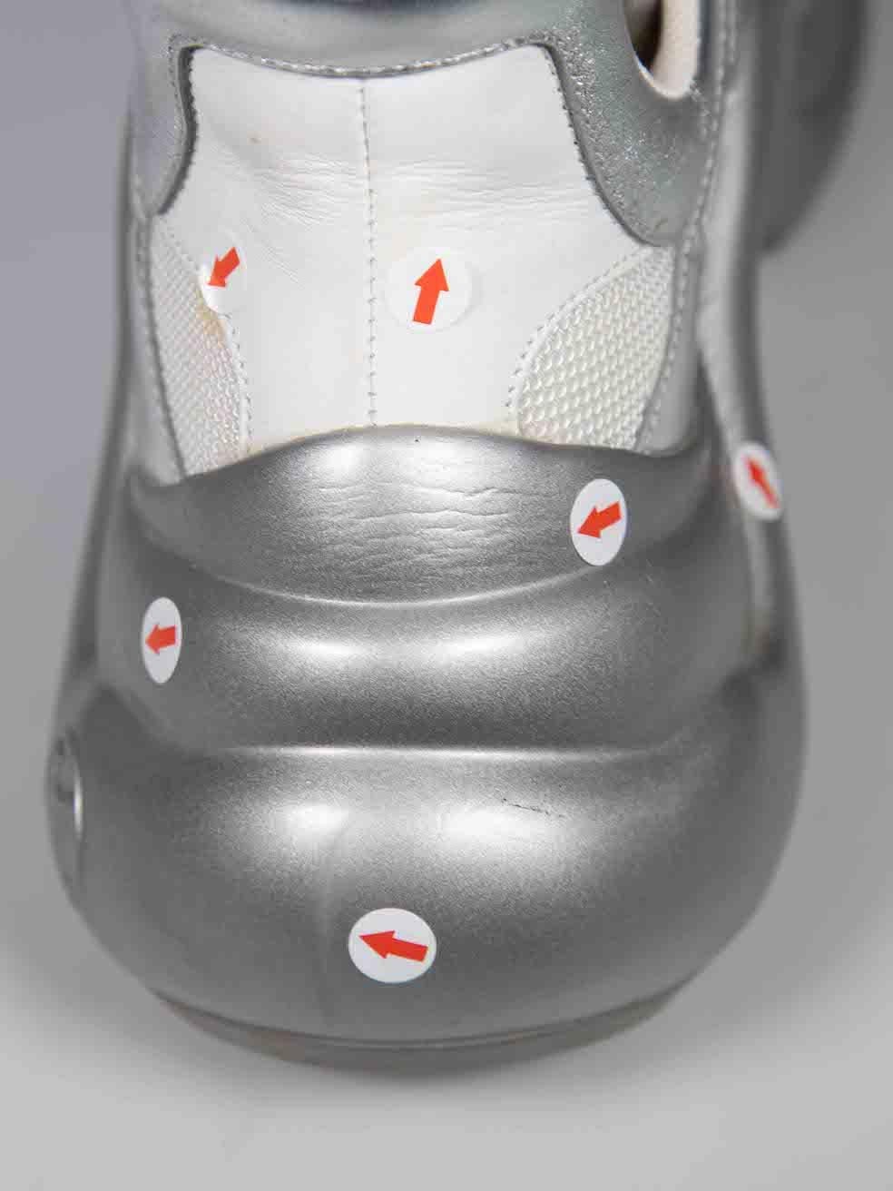 Louis Vuitton Silver Chunky Archlight Trainers Size IT 38.5 4