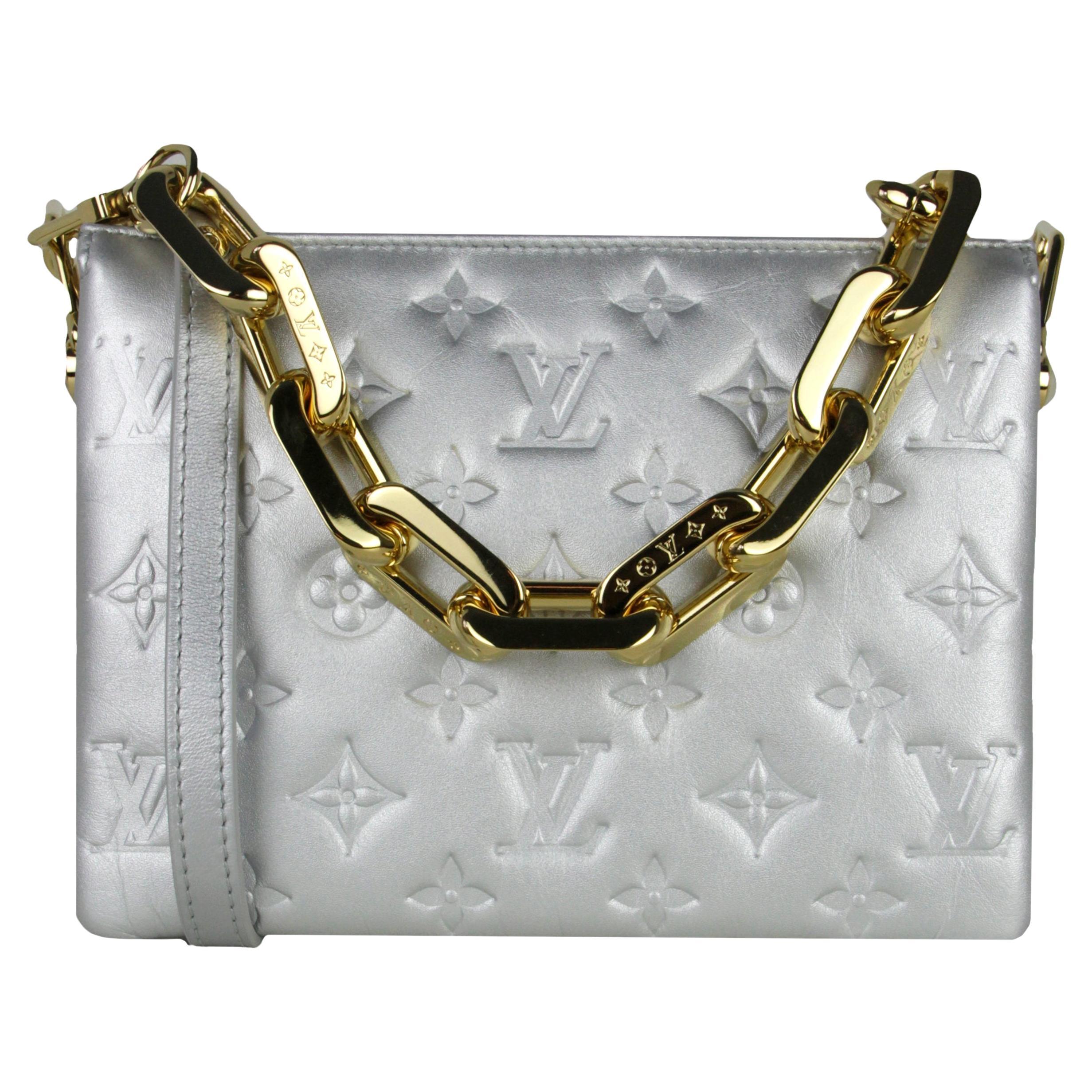 Louis Vuitton Silver Monogram - 20 For Sale on 1stDibs | silver lv 