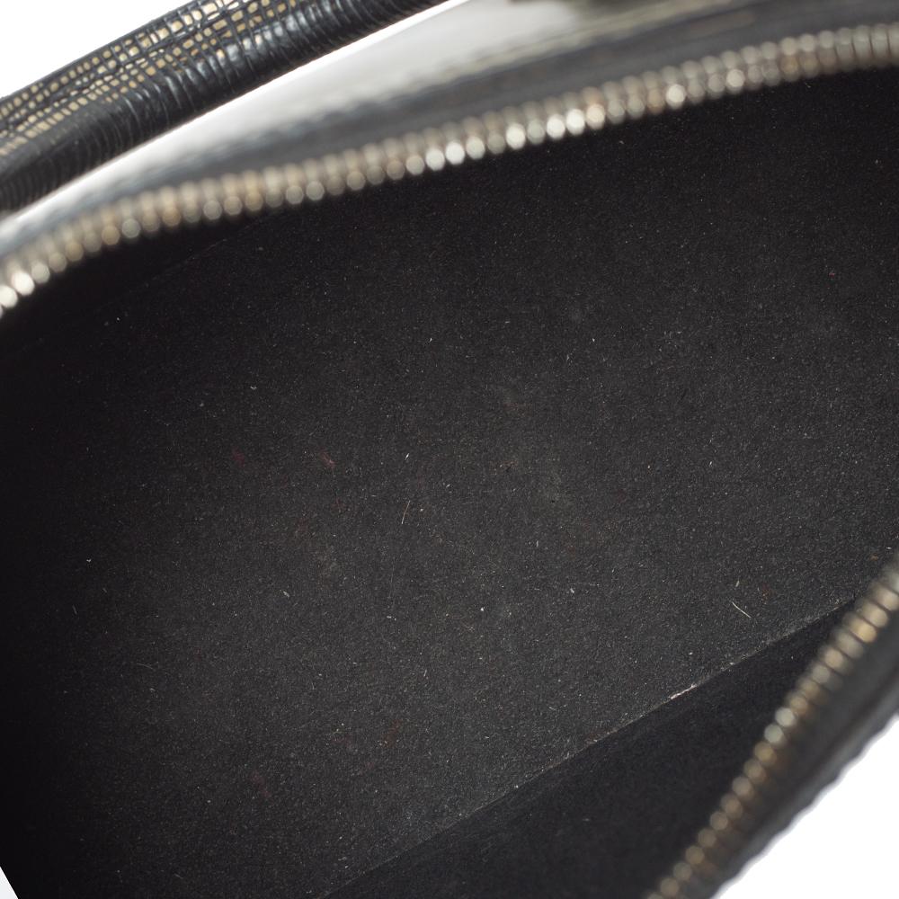 Louis Vuitton Silver Epi Leather Alma BB Bag 6