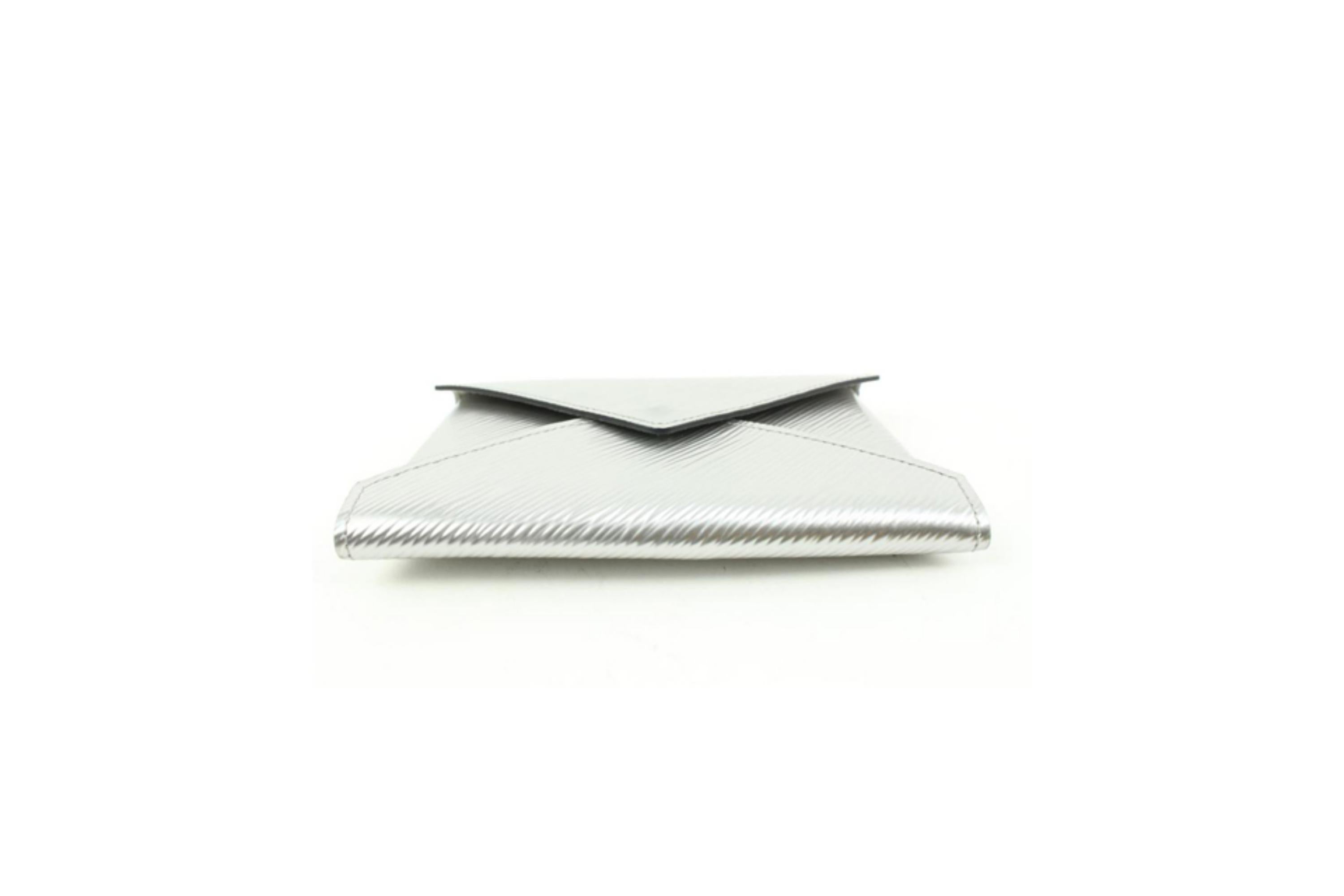 Louis Vuitton Silver Epi Leather Kirigami MM Envelope Pouch 77lv24s 2