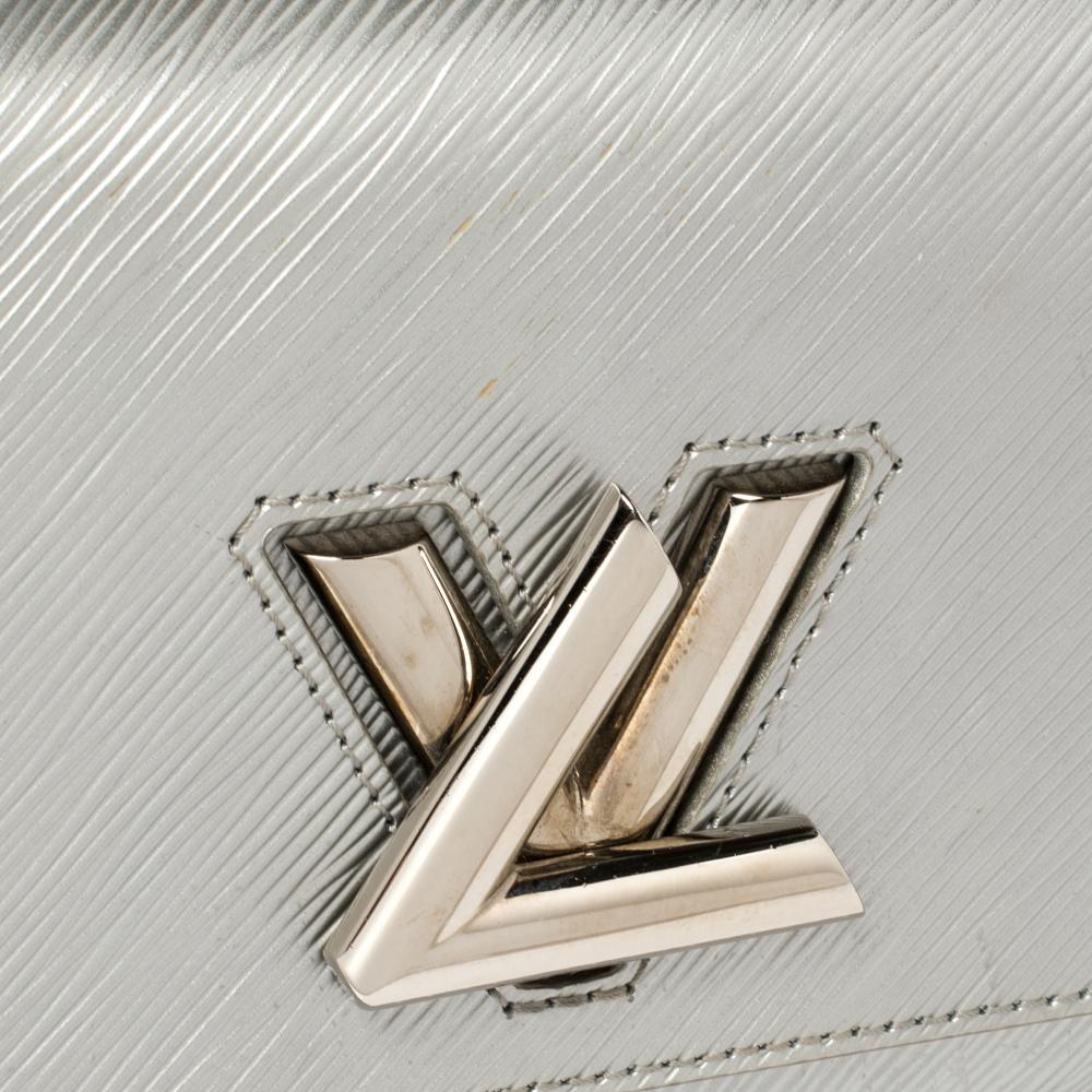 Louis Vuitton Silver Epi Leather Twist PM Bag 6