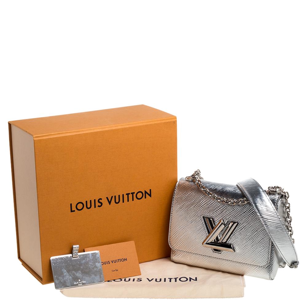 Louis Vuitton Silver Epi Leather Twist PM Bag 6