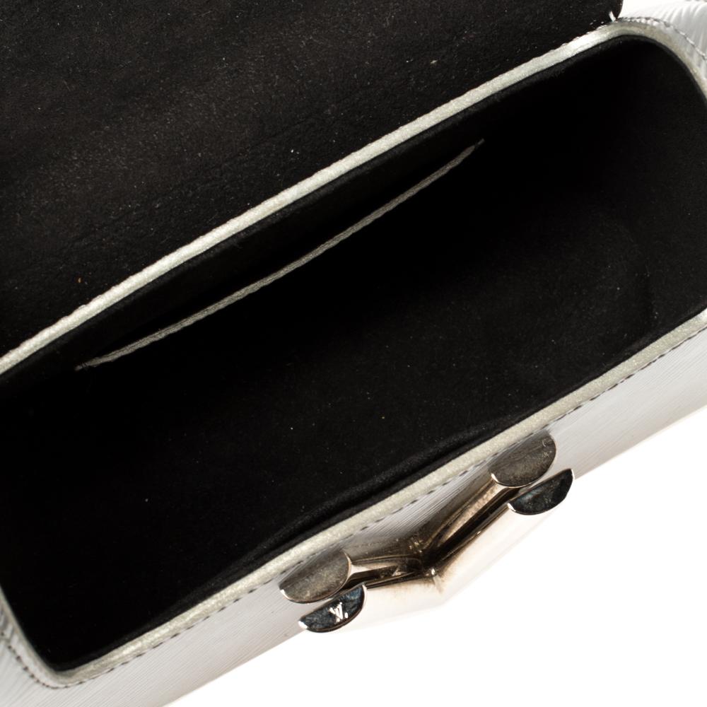 Louis Vuitton Silver Epi Leather Twist PM Bag 8