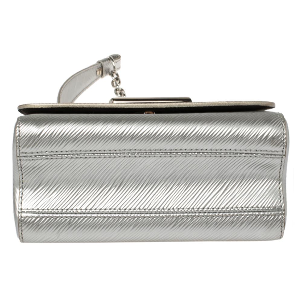 Louis Vuitton Silver Epi Leather Twist PM Bag 1