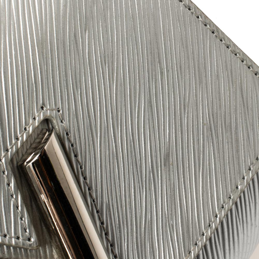 Louis Vuitton Silver Epi Leather Twist PM Bag 2