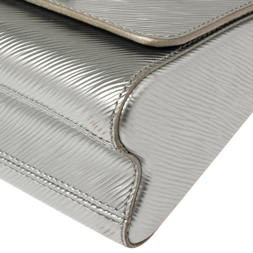 Louis Vuitton Silver Epi Leather Twist PM Bag 5