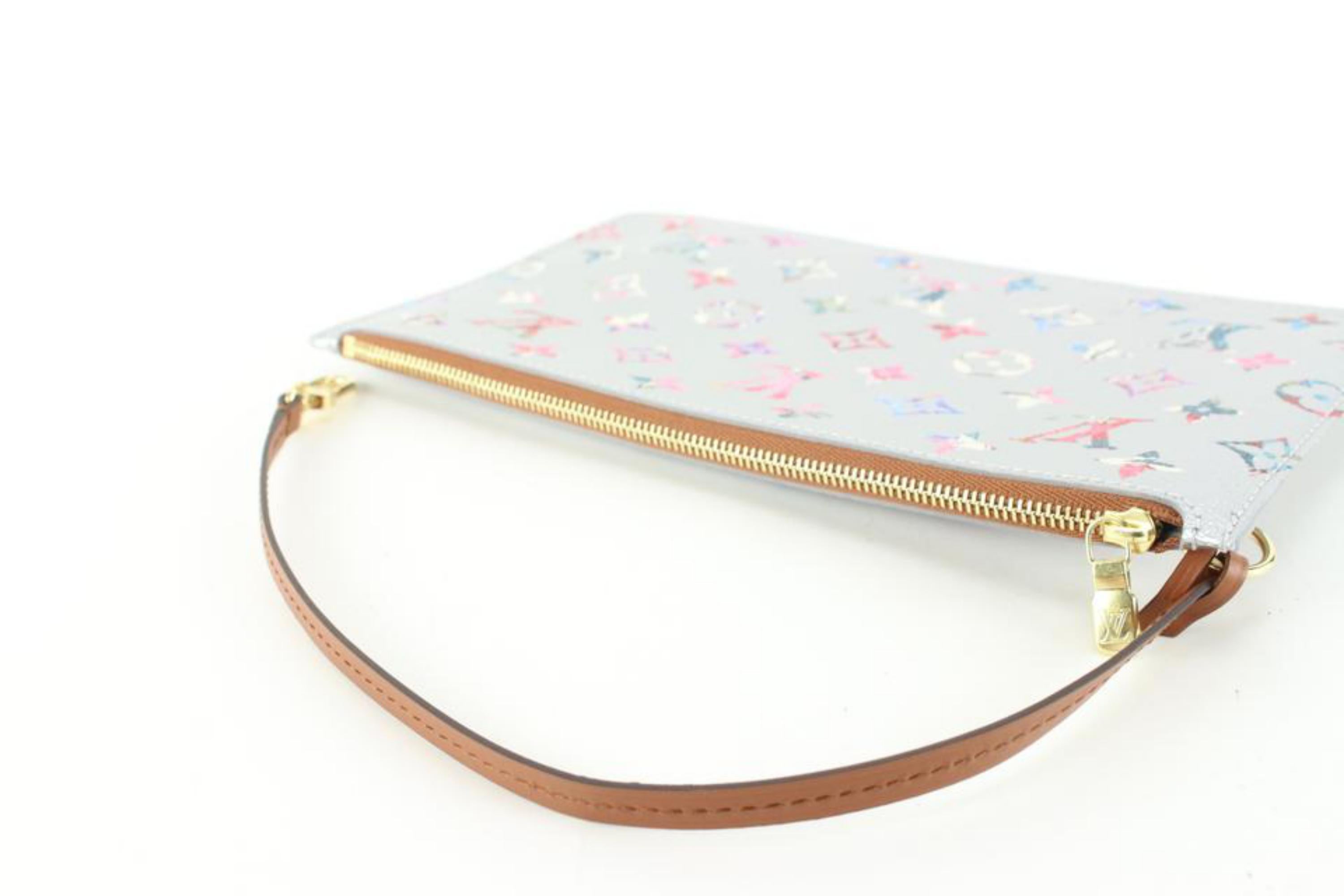 Women's Louis Vuitton Silver Garden Monogram Neverfull MM 76lz727s