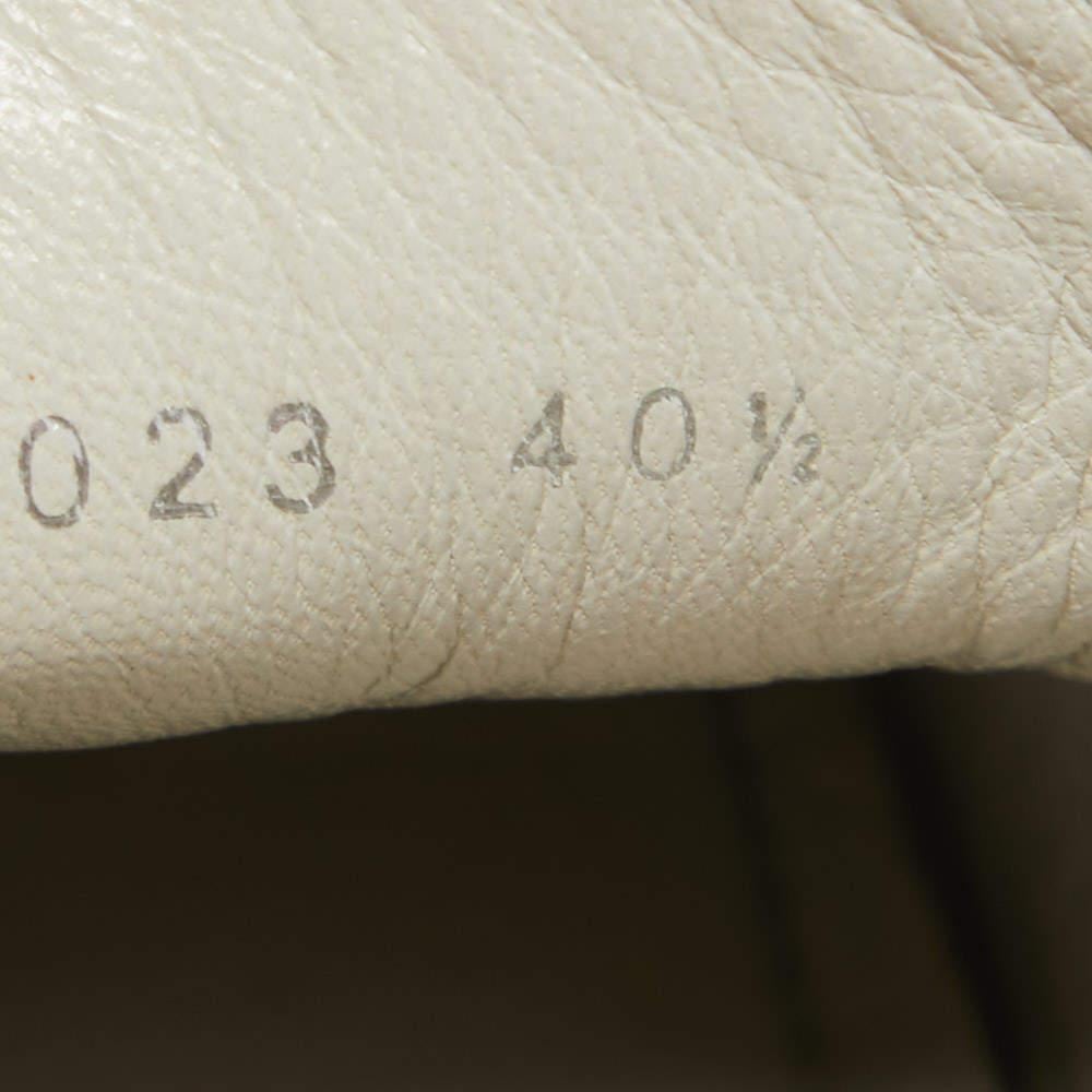 Louis Vuitton - Mocassins Lombok en cuir argenté, taille 40,5 4
