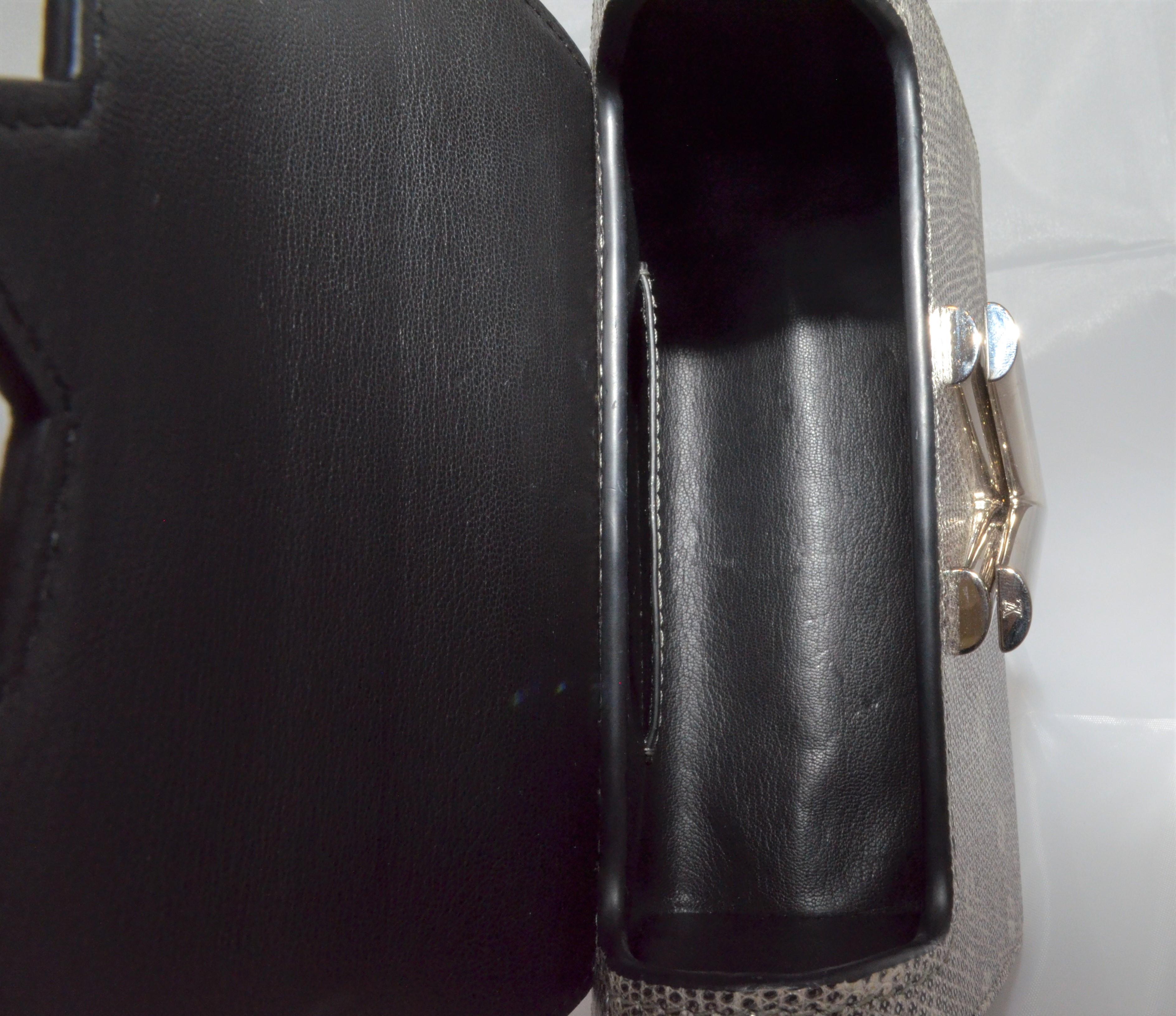 Louis Vuitton Silver Lizard Twist PM Handbag Limited Edition with Cites 6