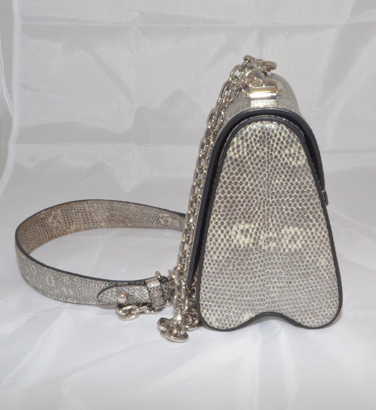 Louis Vuitton Silver Lizard Twist PM Handbag Limited Edition with Cites ...
