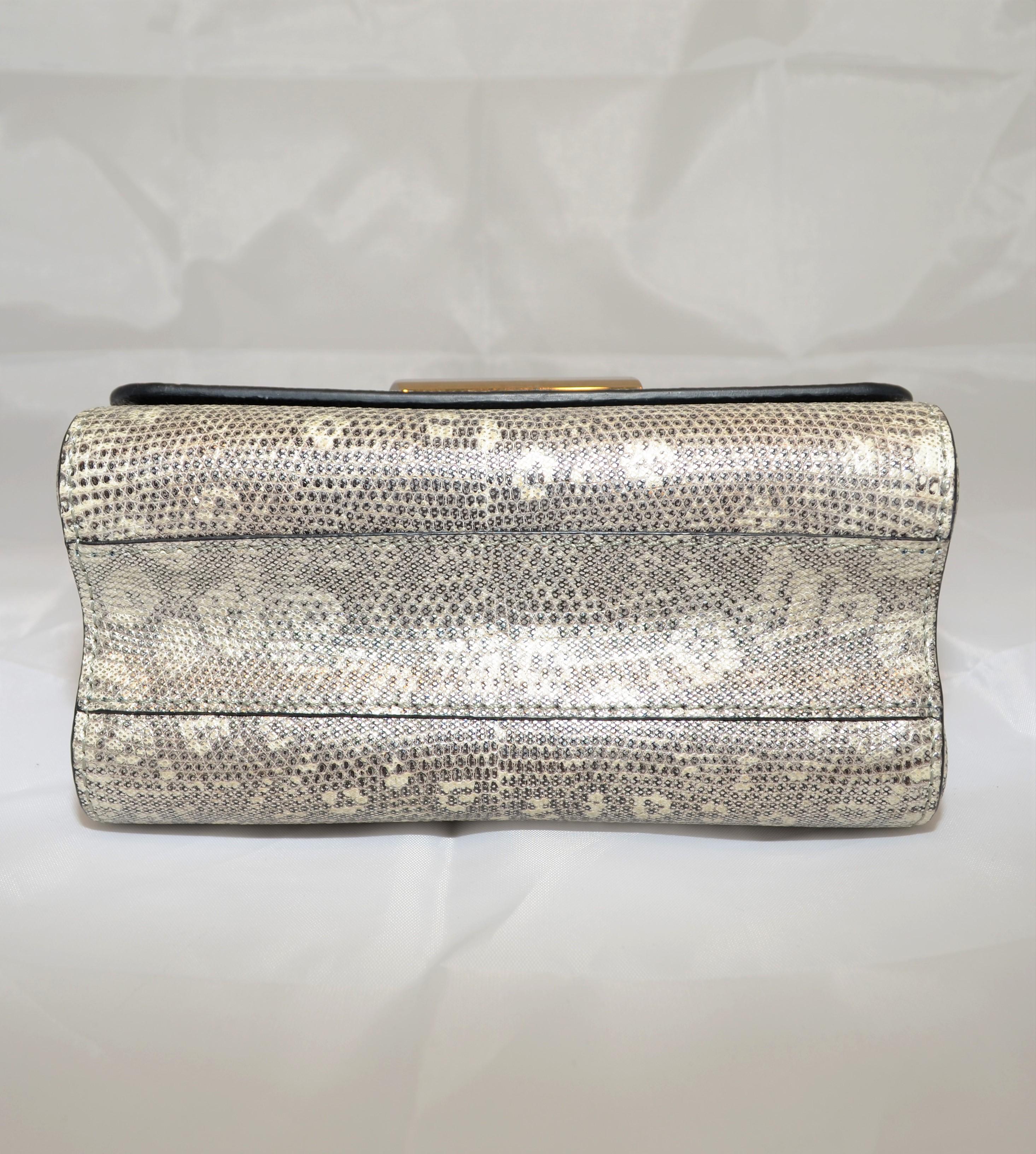 Louis Vuitton Silver Lizard Twist PM Handbag Limited Edition with Cites 2