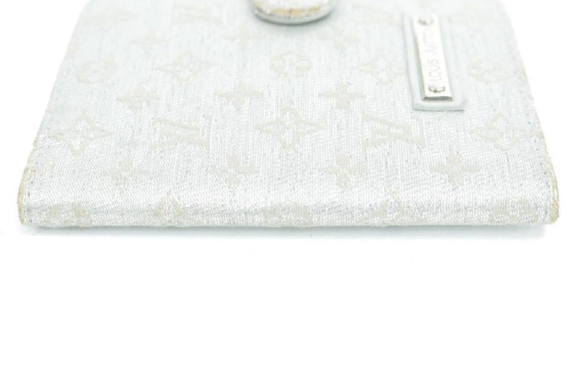 Louis Vuitton Silver Mini Agenda Monogram Shine Day Planner 20lko122 Wallet 4