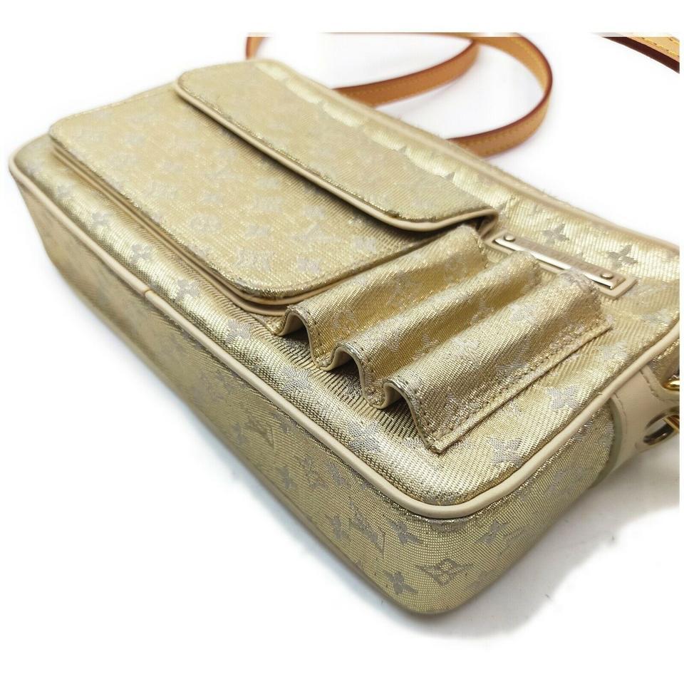 Louis Vuitton Silver Mini Lin Shine McKenna Bag  862017 For Sale 4