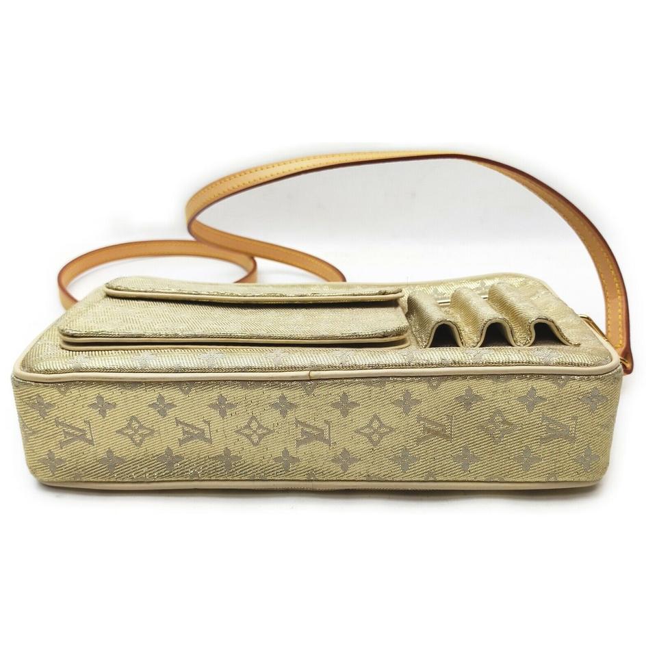 Louis Vuitton Silver Mini Lin Shine McKenna Bag  862017 For Sale 5