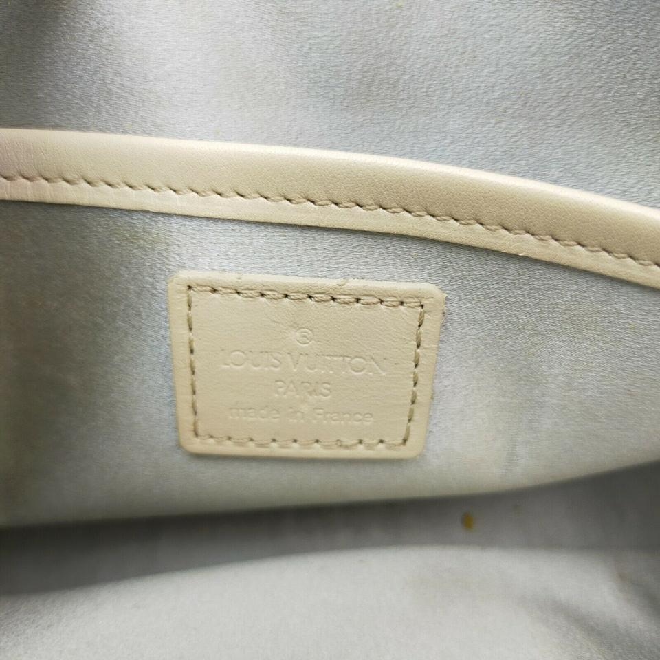 Silberne Mini Lin Shine McKenna-Tasche von Louis Vuitton  862017 (Beige) im Angebot