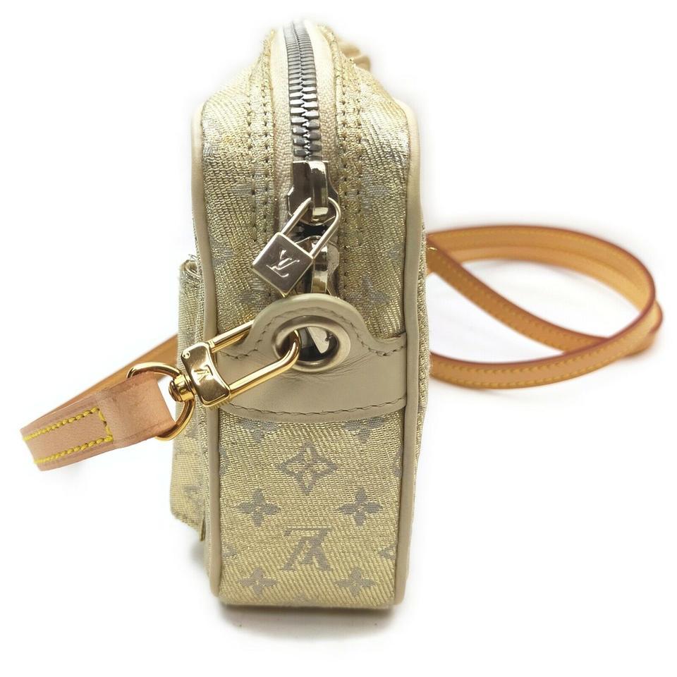 Women's Louis Vuitton Silver Mini Lin Shine McKenna Bag  862017 For Sale