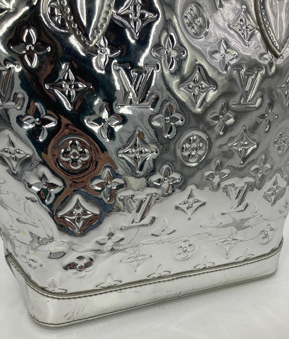 Louis Vuitton Silver Mirror Lockit Bag 4