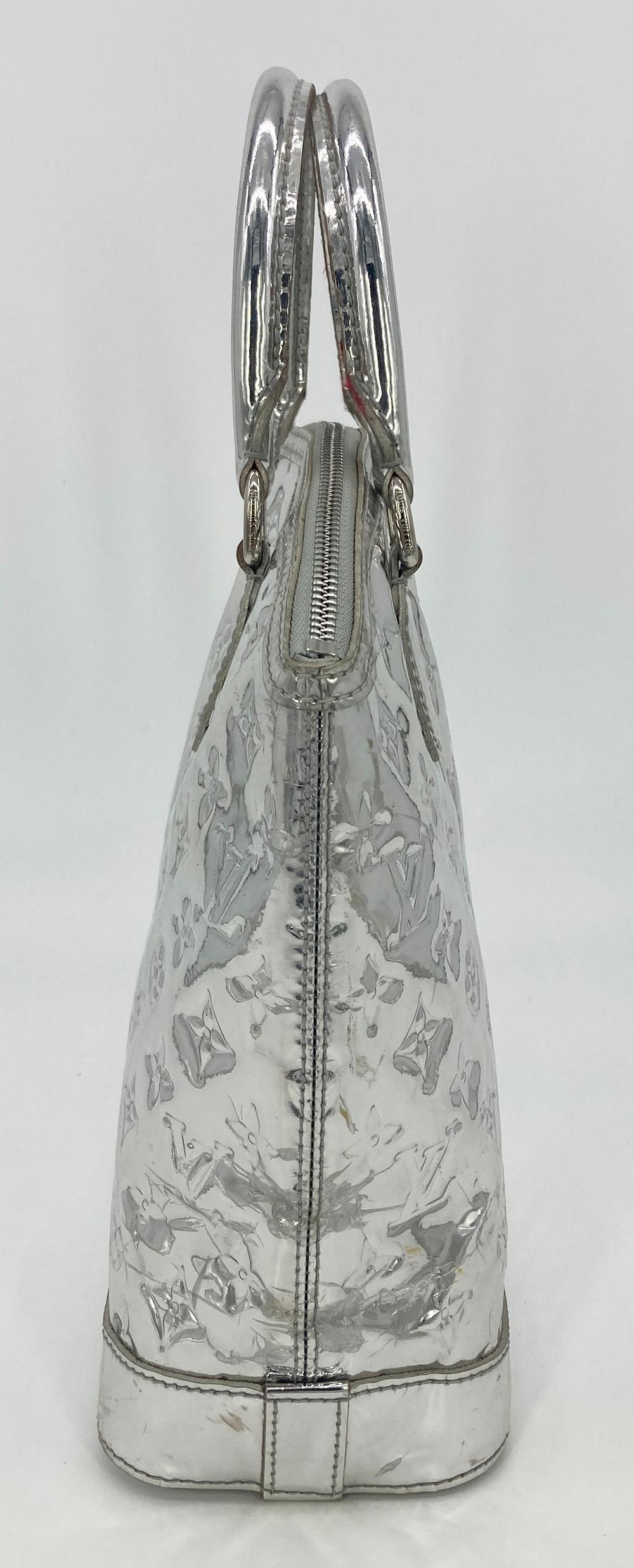 silver mirror handbag
