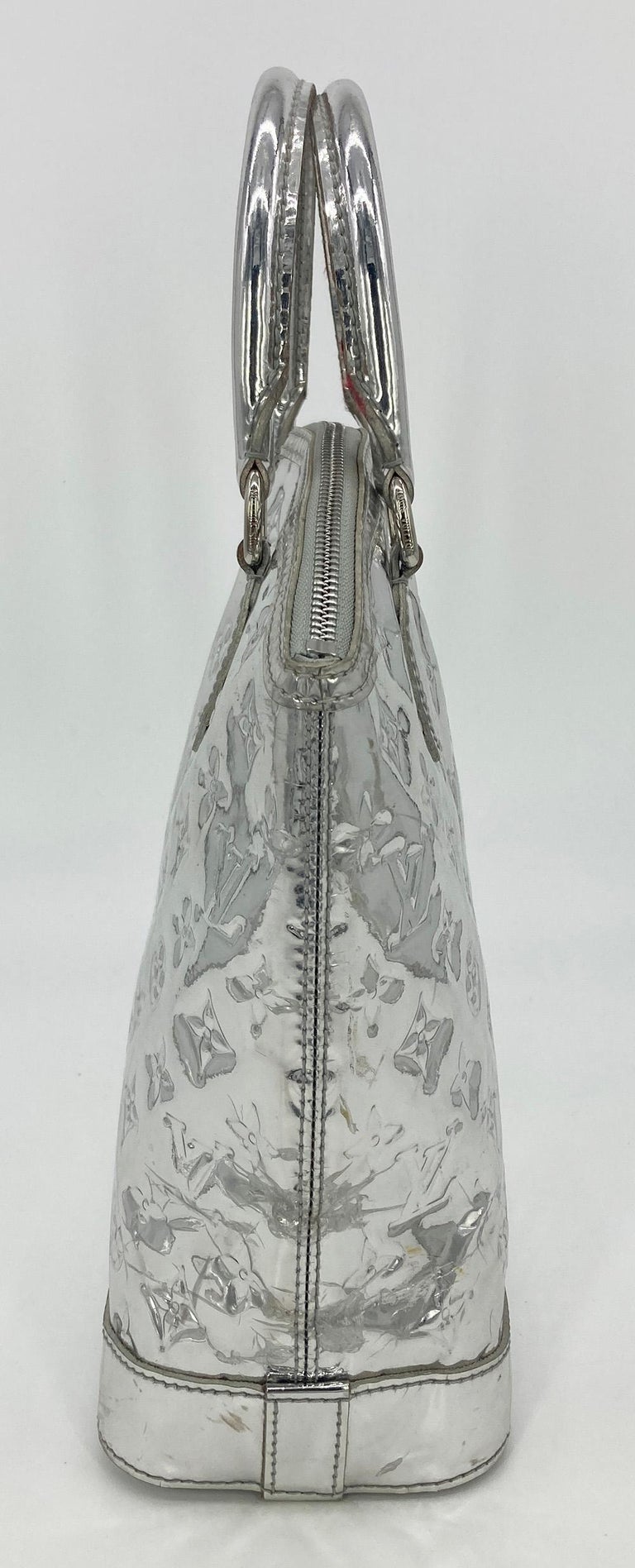 Louis Vuitton Silver Mirror Lockit Bag For Sale at 1stDibs