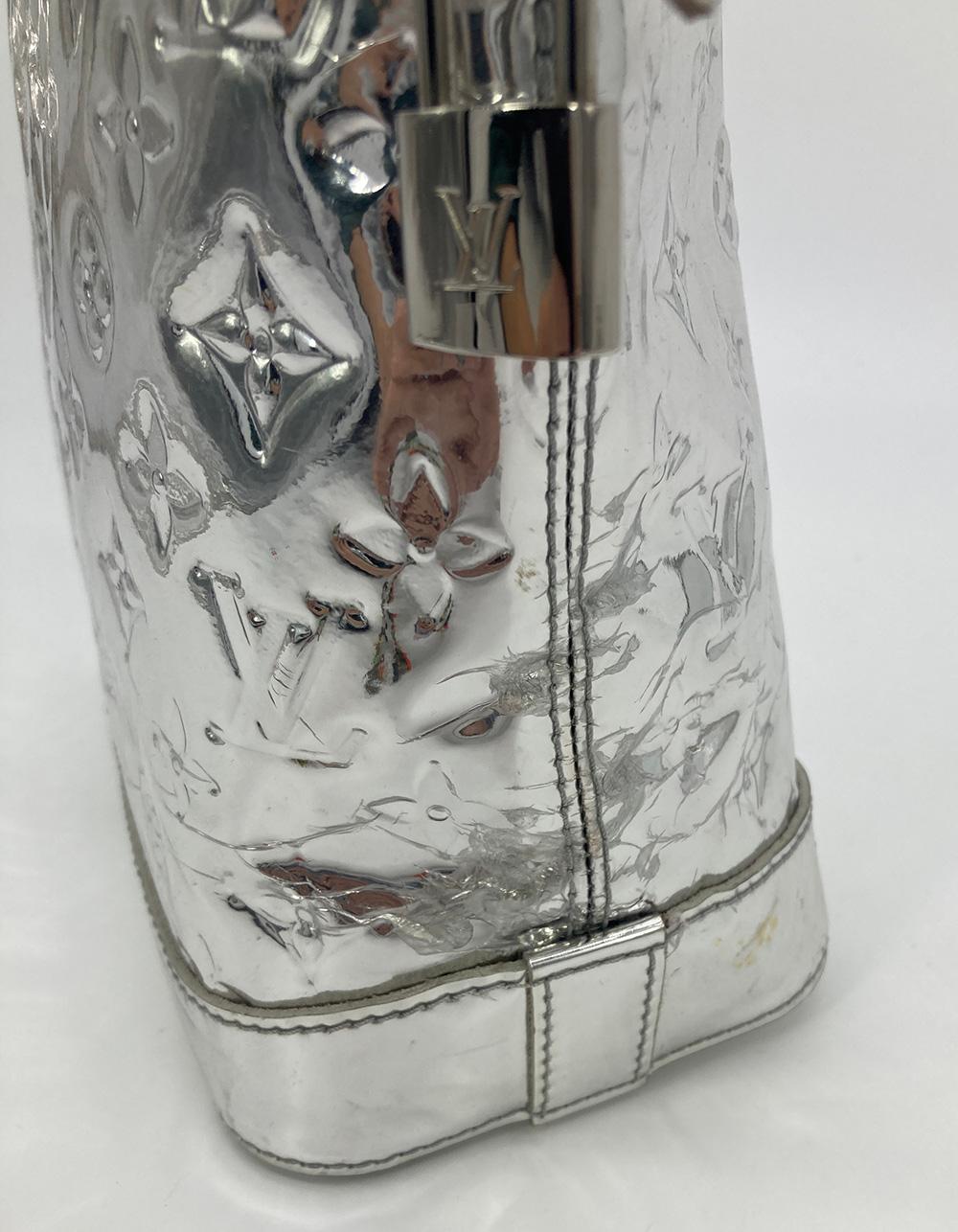 Louis Vuitton Silver Mirror Lockit Bag 2