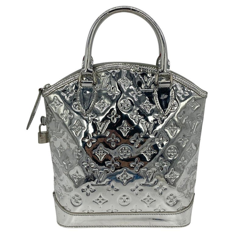 Louis Vuitton Silver Mirror Lockit Bag For Sale at 1stDibs