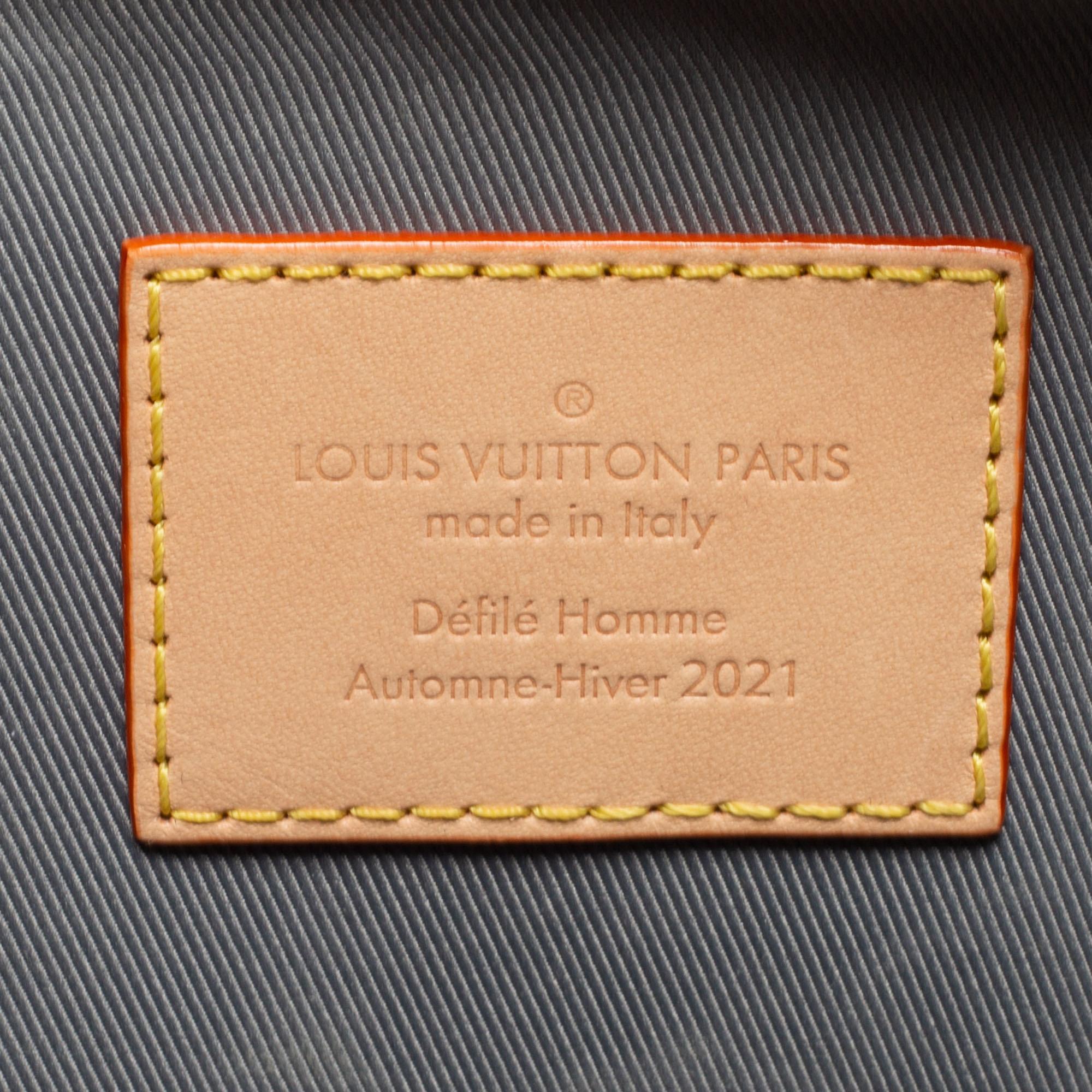 Louis Vuitton Silver Mirrored Monogram Handle Trunk 6