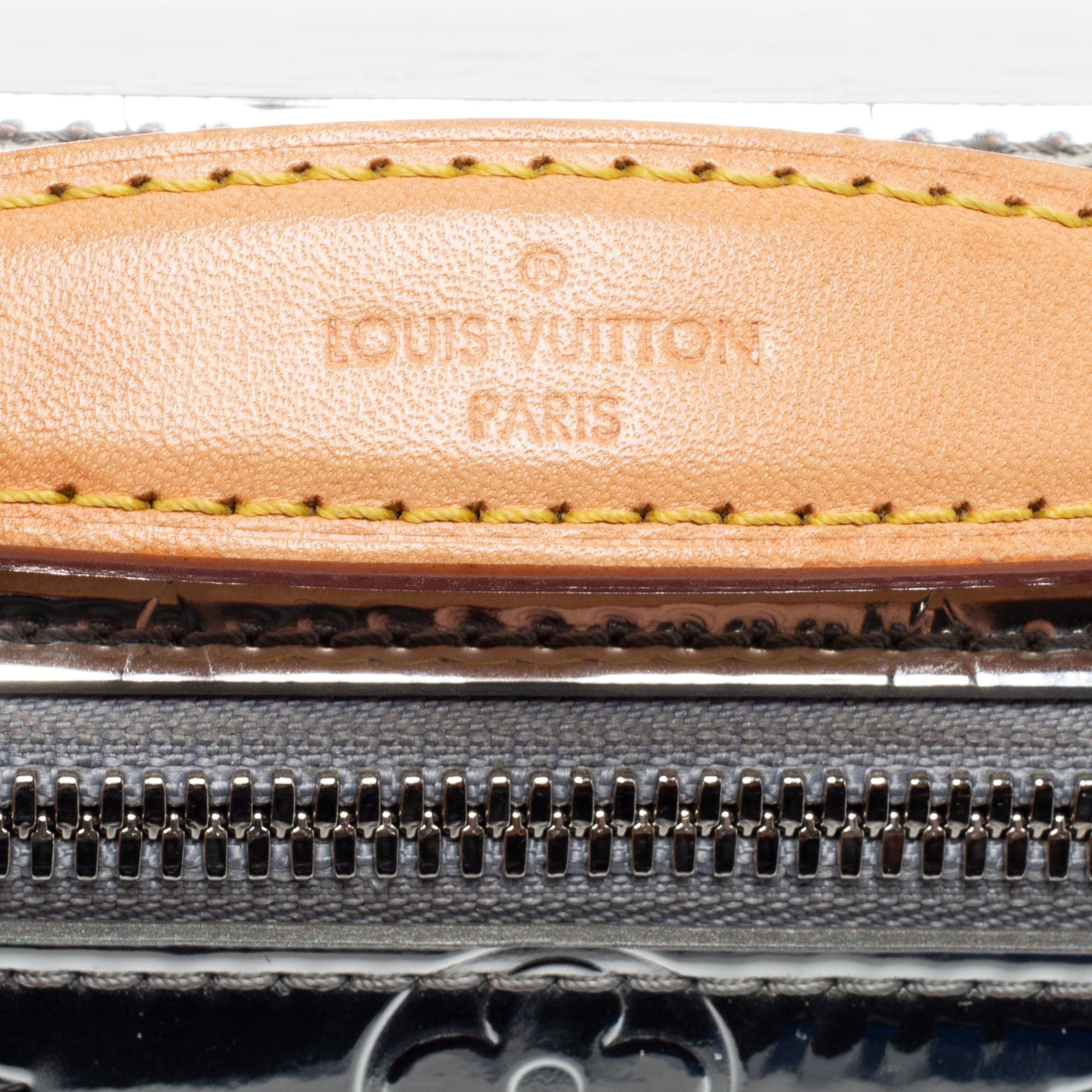 Louis Vuitton Silver Mirrored Monogram Handle Trunk 3