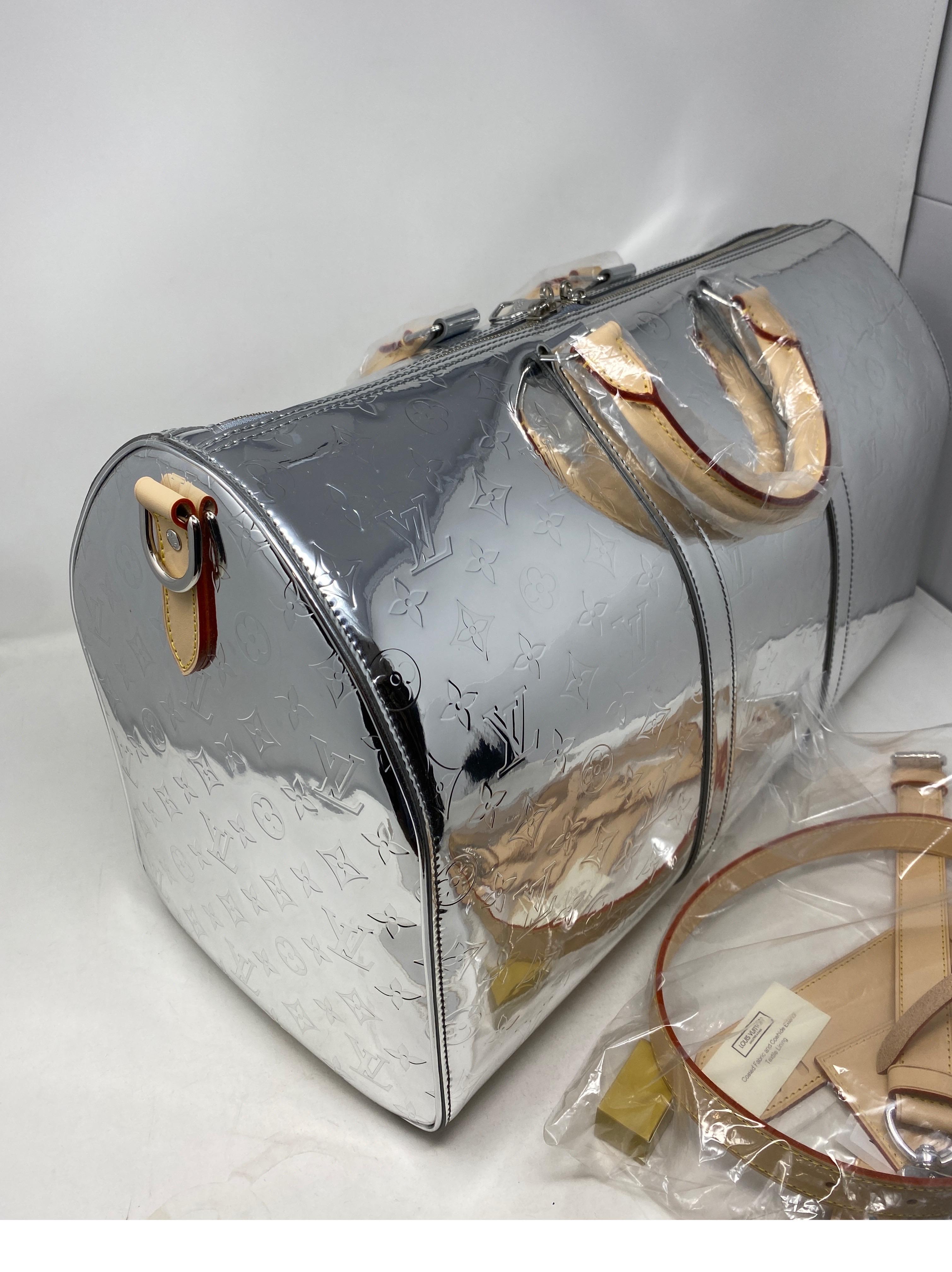Louis Vuitton Silver Mirrored Virgil Abloh Bandouliere 6