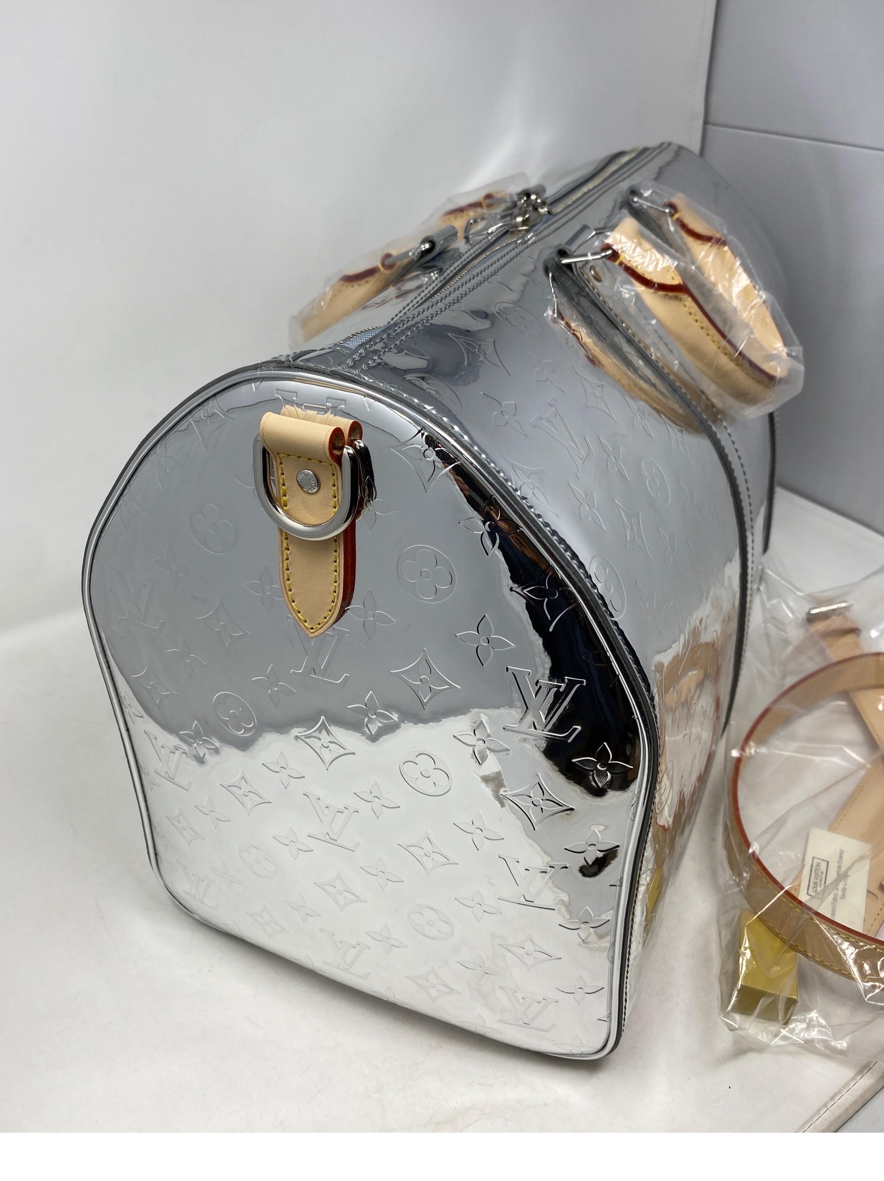 Louis Vuitton Silver Mirrored Virgil Abloh Bandouliere 7